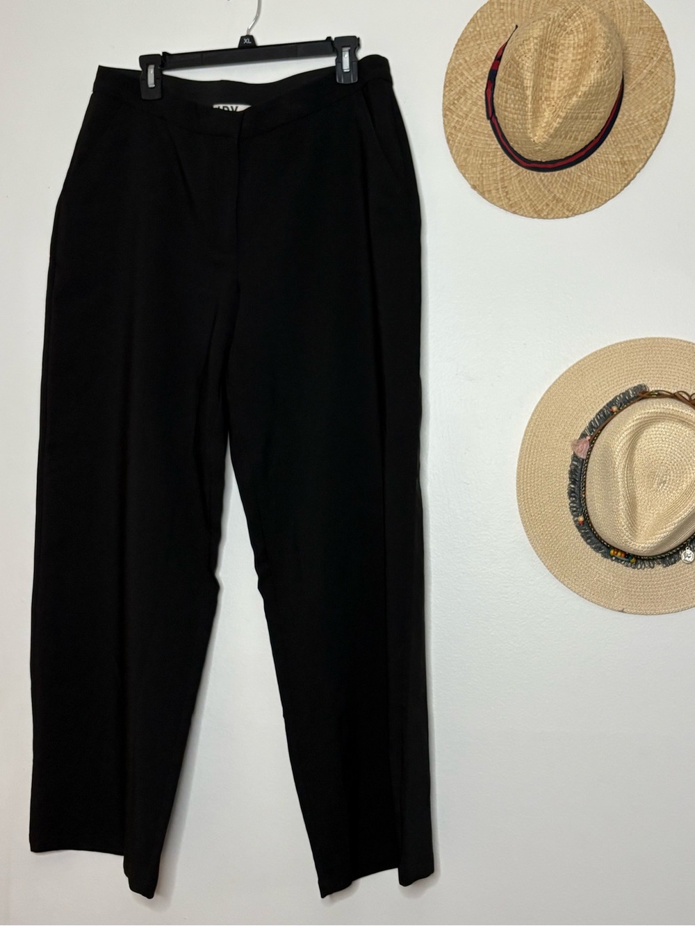 Women's Black Tailored Ponte Trousers